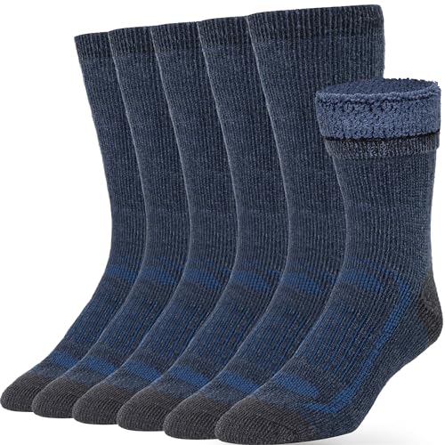 Warm Thermal Wool Socks for Winter Moisture Wicking and Breathable Cozy Boot Socks