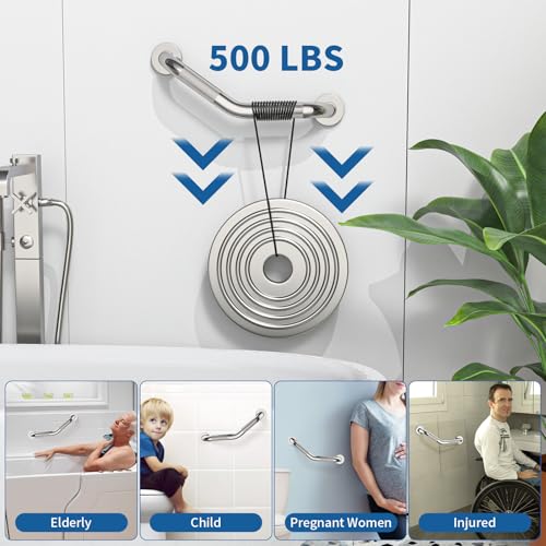 V Shape Shower Grab Bars Anti Bathroom Slip Grab Bar