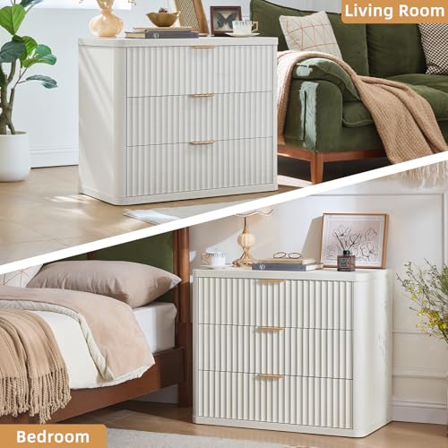 31.5" Wide Fluted Nightstand