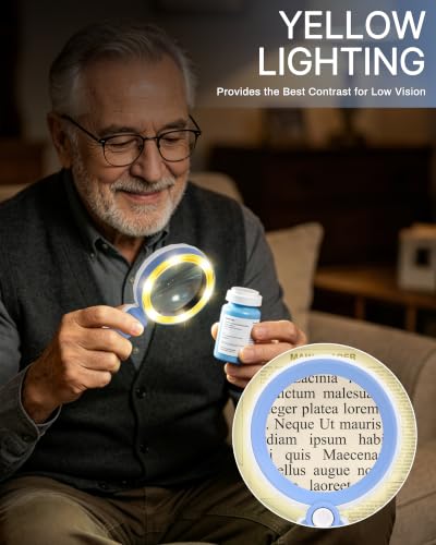 45X Magnifying Glass with Light