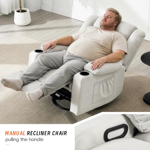 360°Swivel Rocker Recliner Chair for Adults