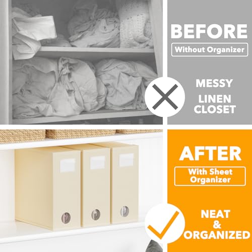 8 Pack Bed Sheet Organizers and Storage