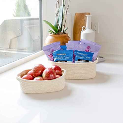 Rectangle Rope Baskets Set of 5