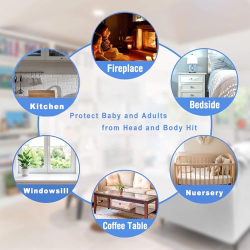 Clear 100% Silicone Edge Protector for Baby Proofing