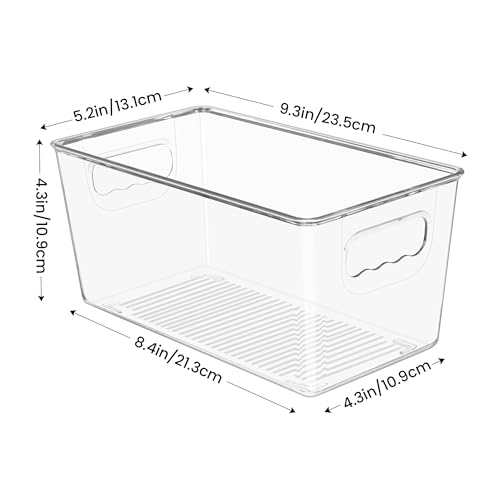 Clear Plastic Storage Bins