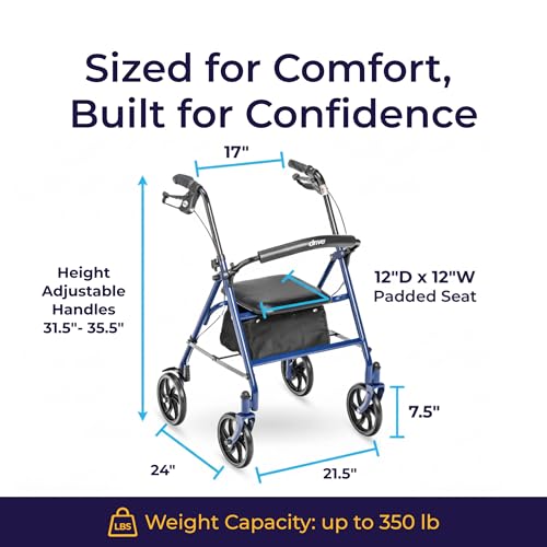 Rollator Walker with Seat
