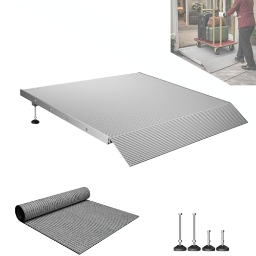 Aluminum Adjustable Threshold Ramp for Wheelchairs