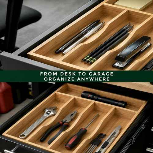 Bamboo Drawer Organizer