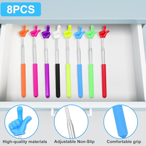 8Pcs Telescopic Teachers Pointer