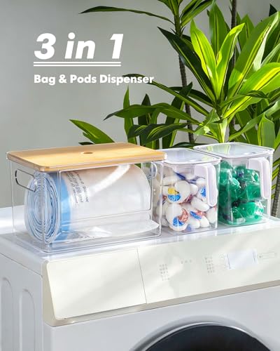 5 in 1 Trash Bag Holder Dispenser Kitchen Under Sink Organizer