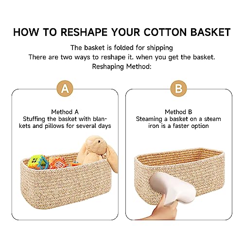 Small Storage Baskets for Organizing