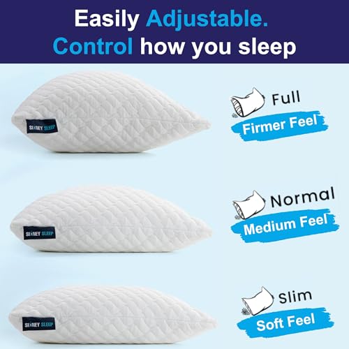 Side and Back Sleeper Pillow for Neck and Shoulder Pain Relief
