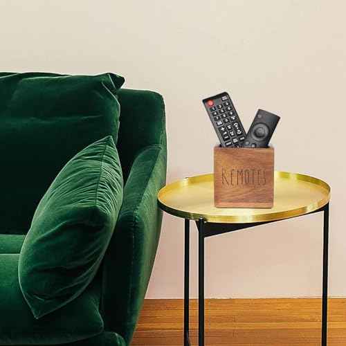 Acacia Wood Remote Control Holder