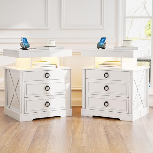 Nightstand with Lockable Gun Drawer