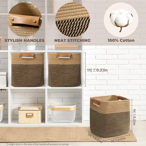 3 Pack Storage Cube Baskets