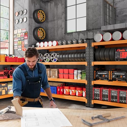 Heavy Duty Metal Garage Shelving Units Adjustable Storage Shelf