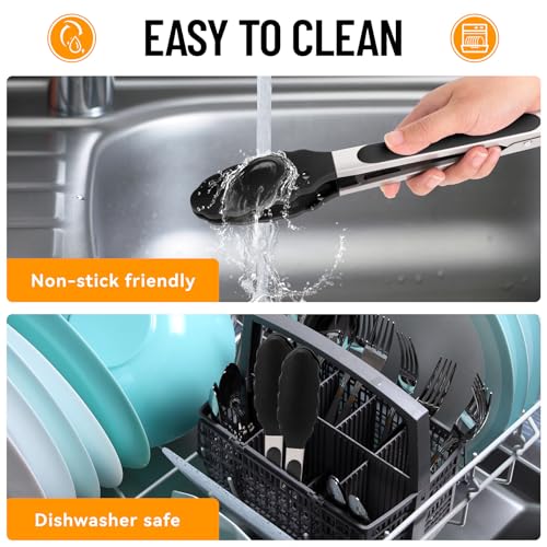 Silicone Serving Tongs for Cooking 9
