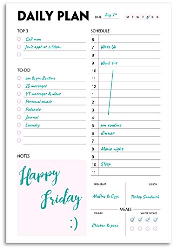 A4 A5 Daily Planner Notepad