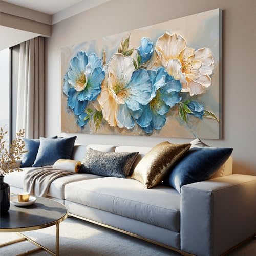 Canvas Wall Art Decor Beach Waves Oversized Wall Art Pictures For Living Room Decorations Artwork For Walls Art Wall Decor For Bedroom Office Pictures For Wall Decor