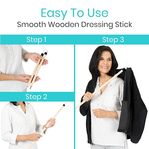 Dressing Stick with Zipper Puller