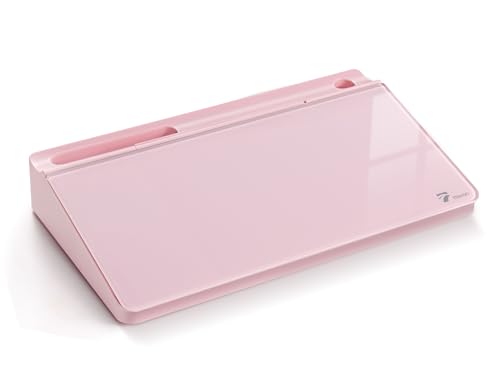 Glass Desk Whiteboard with Storage