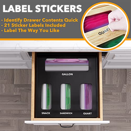Bag Storage Organizer for Kitchen Drawer