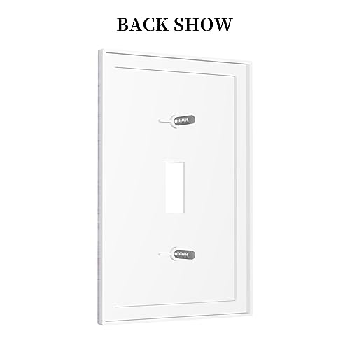 Outlet Covers Purple Rose Flower Rustic Wood Plank 1 Gang Duplex Light Switch Cover Plate Decorative Wall Plates Electrical Switchplate Receptacle Cover for Farmhouse Bathroom Decor