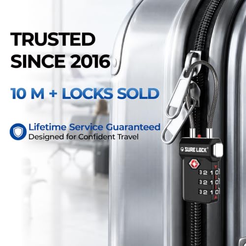 3 Digit TSA Approved Luggage Locks