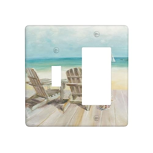 Outlet Covers Purple Rose Flower Rustic Wood Plank 1 Gang Duplex Light Switch Cover Plate Decorative Wall Plates Electrical Switchplate Receptacle Cover for Farmhouse Bathroom Decor