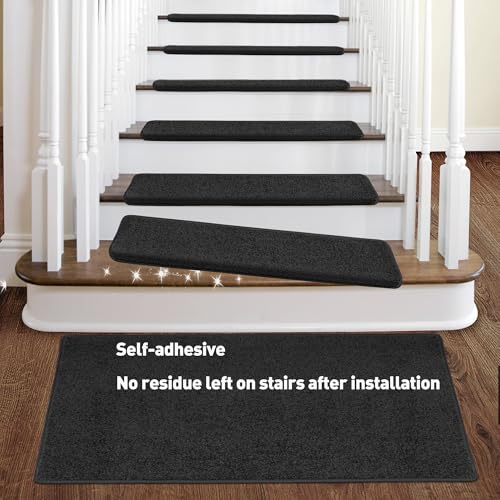 Bullnose Carpet Stair Treads for Wooden Steps Indoor Non Slip