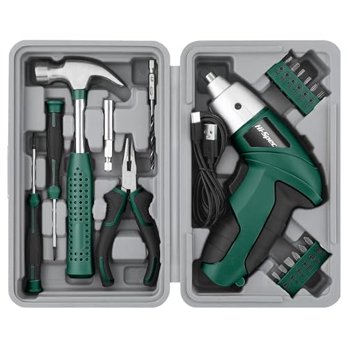 Small Electric Screwdriver with Driver Bits