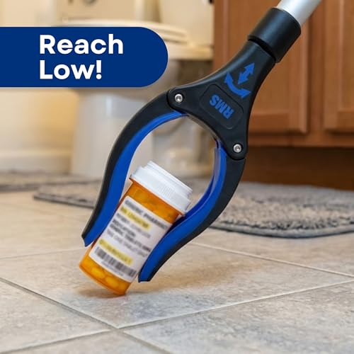 2 Pack 32 Inch Extra Long Grabber Reacher with Rotating Jaw