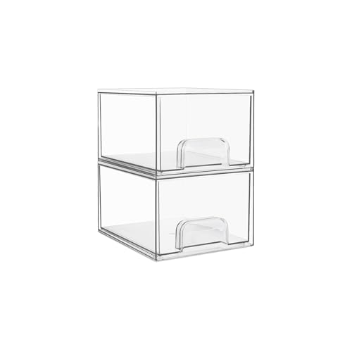 Stackable Storage Drawers Small & Wide & High & Mini