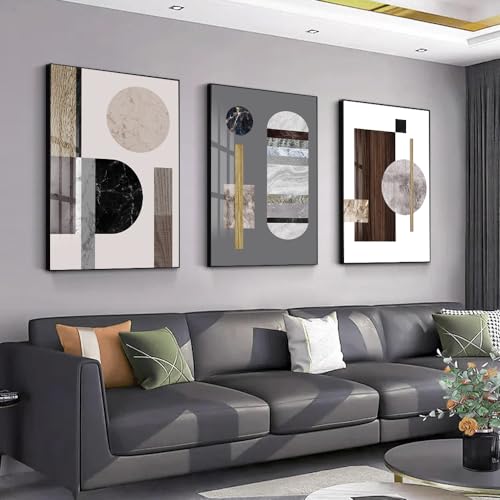 Home Living Room Wall Art Modern Home Bedroom Office Bathroom Wall 3D Abstract Painting