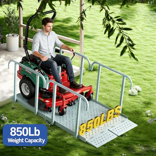 Portable Wheelchair Ramp with Handrails