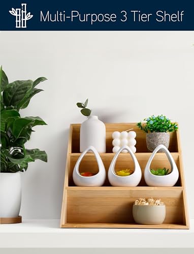 Bamboo Expandable Spice Rack Organizer