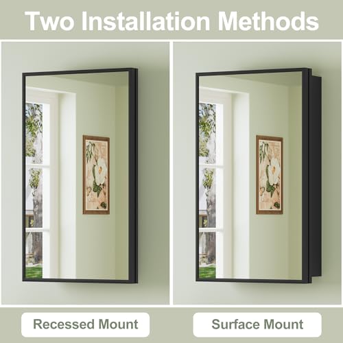 Elise Series Medicine Cabinet with Mirror