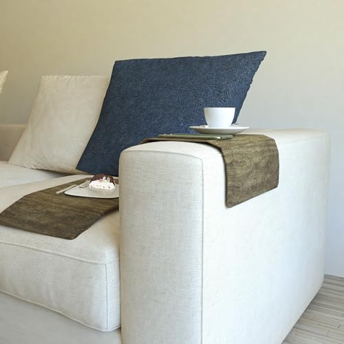Set of 2 Wooden Sofa Tray