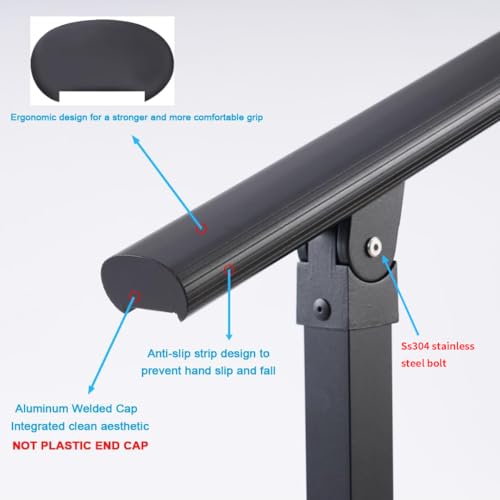 2 Steps Handrail for Outdoor Steps