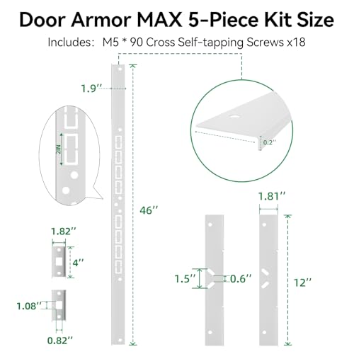 Door Armor MAX Single Door Security Kit
