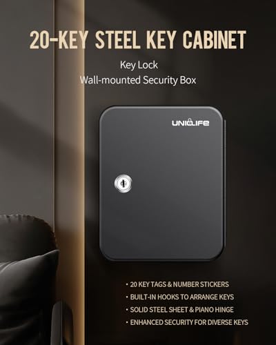 20 48 Position Key Cabinet with Key Lock with Key Tag Labels
