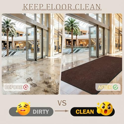 Commercial Grade Door Floor Mat Heavy Duty Dirt Trapper Entryway Doormats