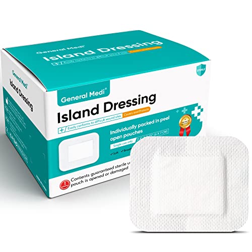 Sterile Island Dressing Bordered Gauze