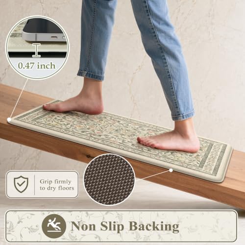 Kitchen Mats Cushioned Anti Fatigue Kitchen Rugs and Mats