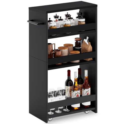 Slim Rolling Storage Cart