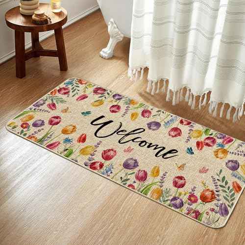 Welcome Spring Door Mat