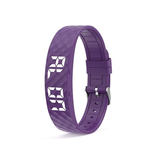 Vibrating Alarm Wristband 8 Sets of Alarms Wristband Alarm Bands Clock Watches 45
