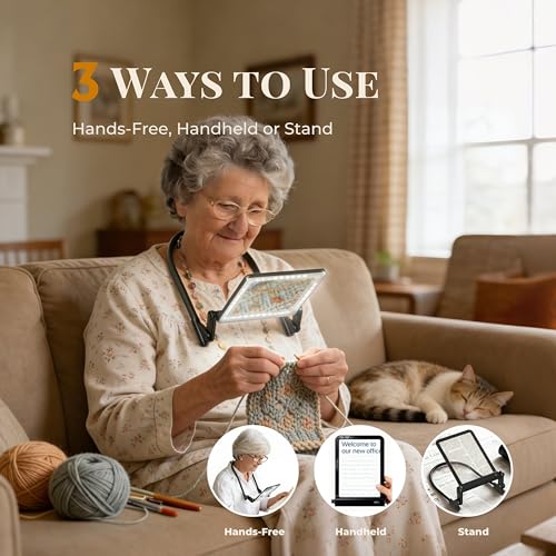 Magnifying Glass with Light for Reading