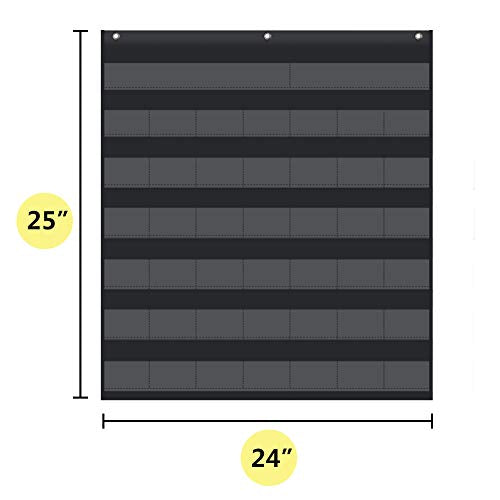 Classroom Monthly Calendar Pocket Chart with 71 Cards for Kids Learning for Home