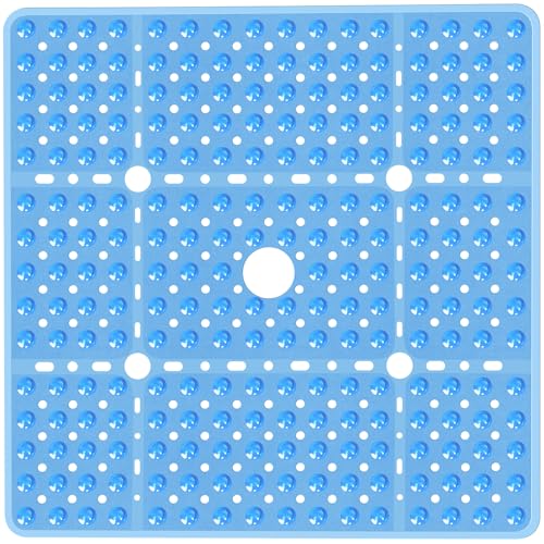 Large Square Shower Mat Non Slip 27 x 27 Inch